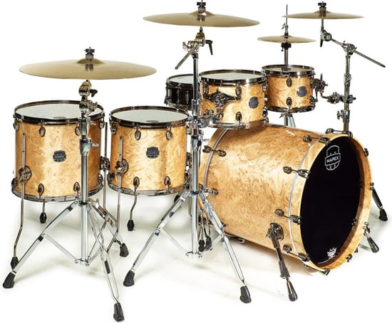 Mapex SV628XB Saturn V MH Exotic Fusion Twin Shell Pack (Natural Maple Burl) - Special Order