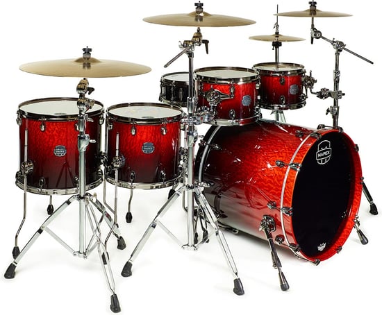 Mapex SV628XEB Saturn V MH Exotic Sub Wave Twin Shell Pack (Cherry Mist Maple Burl)
