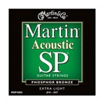 Martin MSP4000 SP 92/8 Phosphor Bronze Acoustic Guitar Strings Extra Light (.010-.047)