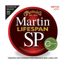 Martin MSP7100 Lifespan SP 92/8 Phosphor Bronze Acoustic Strings Light (.012-.054)