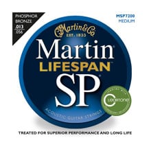 Martin MSP7200 Lifespan SP 92/8 Phosphor Bronze Acoustic Strings Medium (.013-.056)