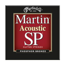 Martin MSPHT10 SP 92/8 Phosphor Bronze Acoustic Guitar Strings Nashville Hi-Strung (.010-.025)
