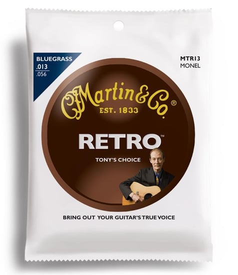 Martin MTR13 Tony Rice Retro Monel Acoustic Strings (13-56)