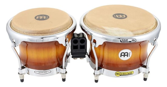 Meinl Free Ride Series Wood Bongos, Gold Amber Sunburst