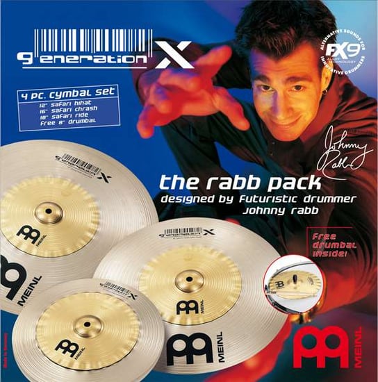 Meinl Generation X Johnny Rabb The Rabb Pack Cymbal Set