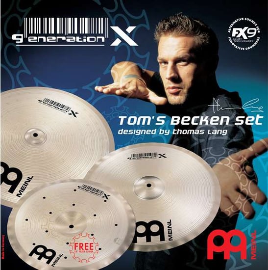 Meinl Generation X Tom Becken Cymbal Set (14/16/18)