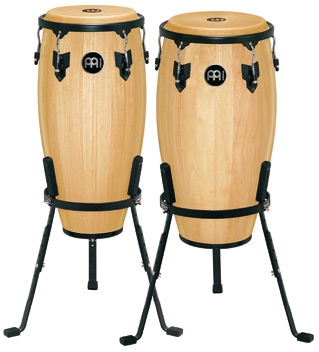 Meinl Headliner HC512 11+12in Wood Congas w/Baskets, Natural