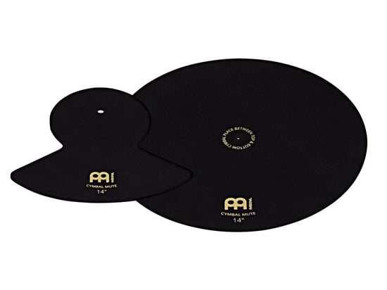 Meinl Hi Hat Mutes, Pair, Black, 14in