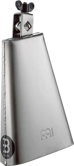 Meinl Realplayer Steel Cowbell (8in, Small Mouth, Brushed Steel) - STB80S