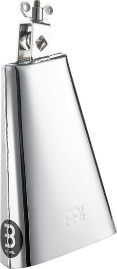 Meinl Realplayer Steel Cowbell (8in, Small Mouth, Chrome) - STB80S-CH