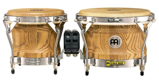 Meinl Woodcraft Wood Bongos, Zebra Ash