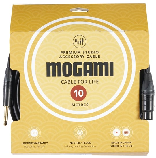 Mogami 2534 Premium Female XLR to TRS Jack Cable, 10m