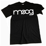 Moog Black and White Logo T-Shirt, Small