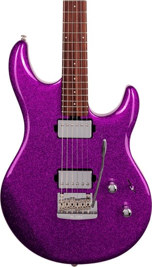 Music Man Luke 3 HH, Fuschia Sparkle