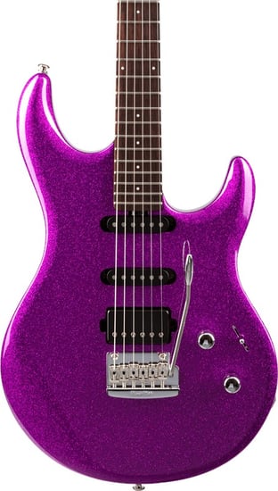 Music Man Luke 3 HSS, Fuschia Sparkle