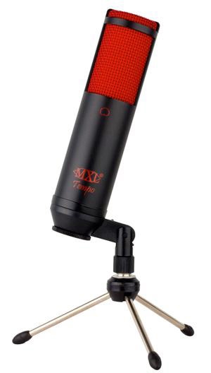 MXL Tempo USB Condensor Microphone (Black with Red Grill)