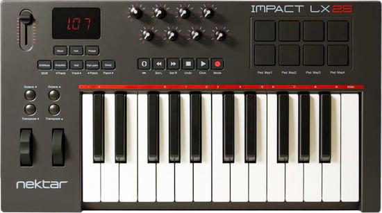 Nektar Impact LX25 USB MIDI Controller