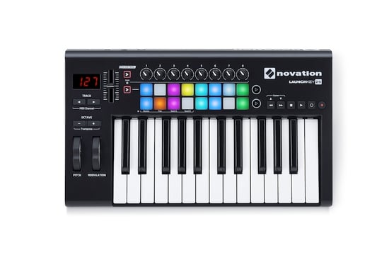 Novation Launchkey 25 MK2 Controller Keyboard with RGB Pads