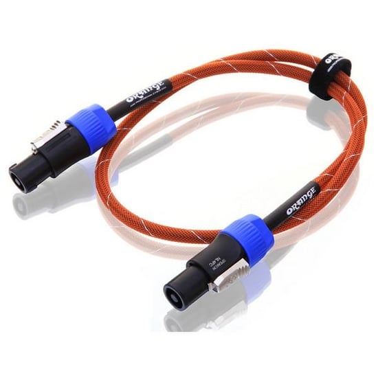 Orange Speaker Cable (3', Speakon to Speakon)