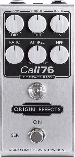 Origin Effects Cali76 Compact Bass FET Compressor Pedal