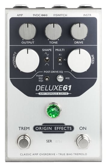 Origin Effects Deluxe 61 Amp Tremolo & Drive Pedal