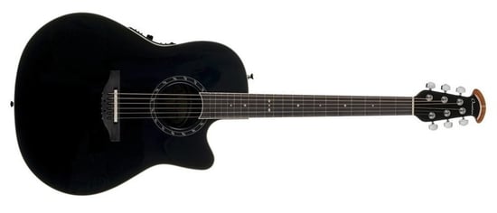 Ovation 2771AX Standard Balladeer Deep Electro Acoustic, Black