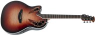 Ovation CE44LX Celebrity Elite Plus Mid Electro Acoustic, Ruby Burst, Left Handed