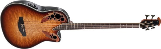 Ovation CEB44X Celebrity Electro Acoustic Bass, Cognac Burst