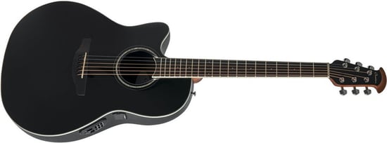 Ovation CS24 Celebrity Standard Mid Electro Acoustic, Black, Left Handed