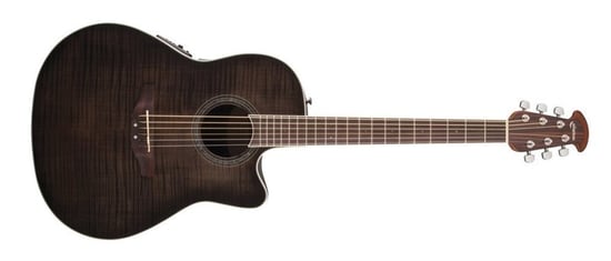 Ovation CS24P Celebrity Standard Plus Mid Electro Acoustic, Transparent Blackburst Flame