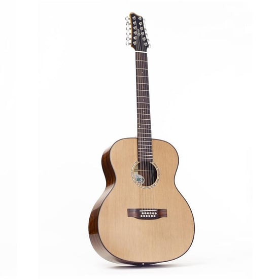 Ozark 12 String Guitar, Laminated Koa/Solid Cedar