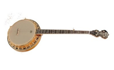Ozark 2143G 5 String Gold Banjo