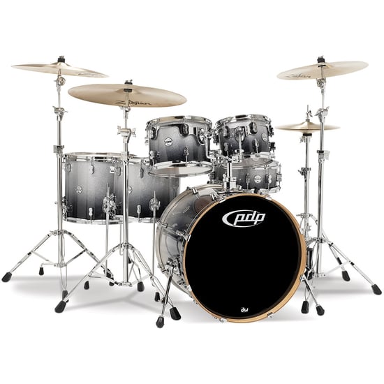 Pacific PDP CM6 Concept Maple 6 Piece Shell Pack (Silver to Black Sparkle Fade)