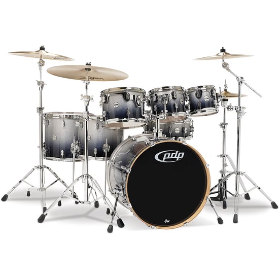 Pacific PDP CM7 Concept Maple 7 Piece Shell Pack (Silver to Black Sparkle Fade)