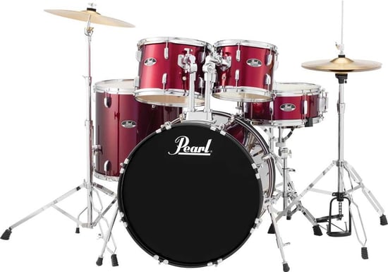 Pearl RS525S Roadshow 5 Piece Standard Kit (Red Wine)