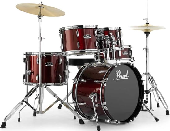 Pearl RS585 Roadshow 5 Piece Complete Junior Kit (Red Wine)