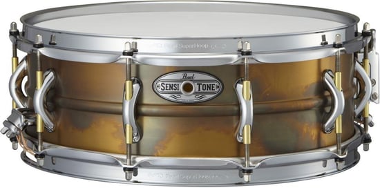 Pearl STA1450FB SensiTone Premium Beaded Brass 14x5in Snare (Patina)