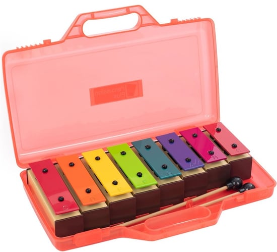 Percussion Plus Set of 8 Chime Bars with Case