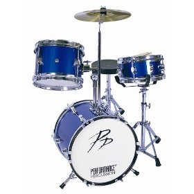 Performance Percussion PP100 Junior Drum Set (Blue)