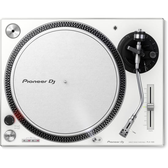 Pioneer DJ PLX-500 Direct Drive Turntable, White