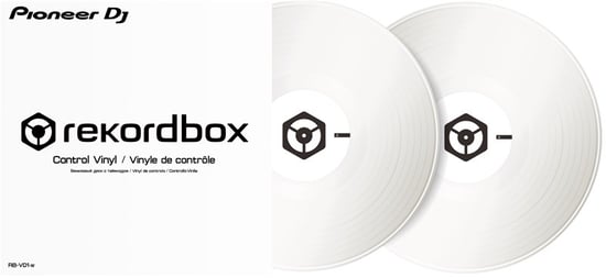 Pioneer RB VD2 Rekordbox DJ Control Vinyl, White