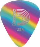 D'Addario 1CRB4 Rainbow Picks, Medium, 100 Pack