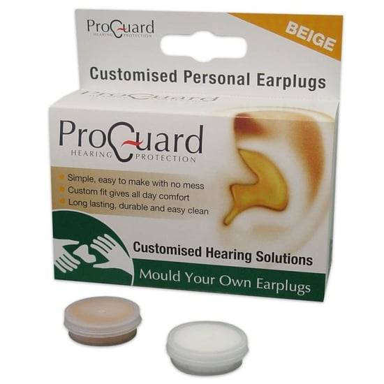 Pro Guard Mould Your Own Ear Plugs (Red)