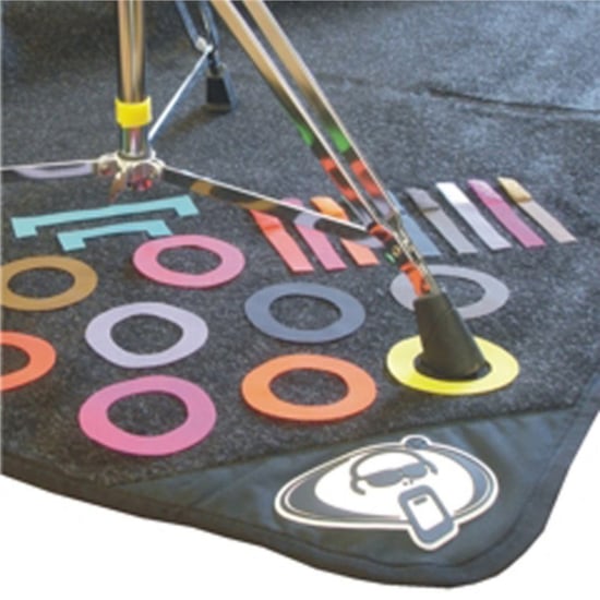 Protection Racket Drum Mat Marker Pack, Coloured