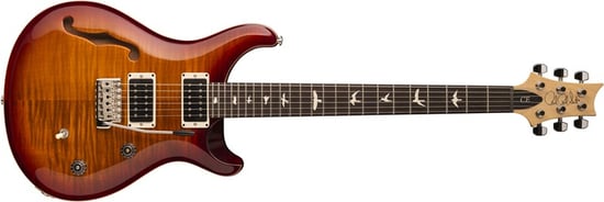 PRS CE 24 Semi-Hollow, Dark Cherry Sunburst