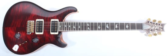 PRS Custom 24 30th Anniversary (Fire Red with Natural Back)