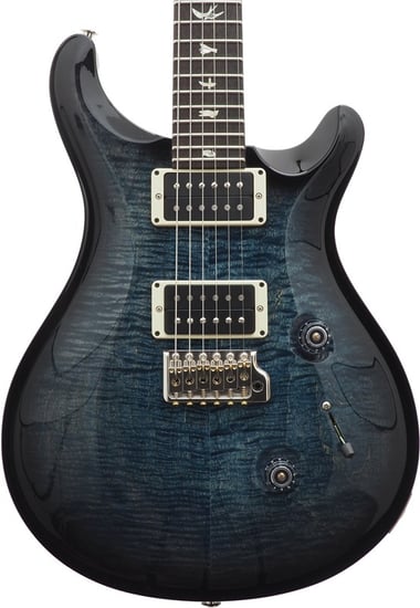 PRS Custom 24 Custom Colour, Pattern Thin Neck, Faded Blue Smokeburst