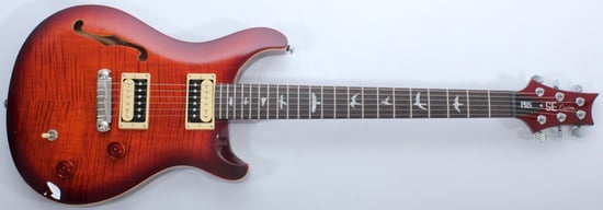 PRS SE Custom 22 Semi Hollow (Dark Cherry Sunburst)