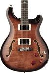 PRS SE Hollowbody II Piezo, Black Gold Burst