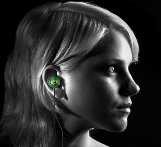 Quarkie Chameleon Eye Green Headphones
